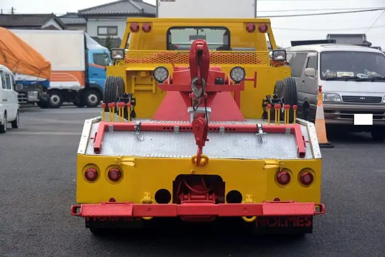 いすゞ エルフ 小型 車両重機運搬 フックイン ウインチの中古トラック画像4
