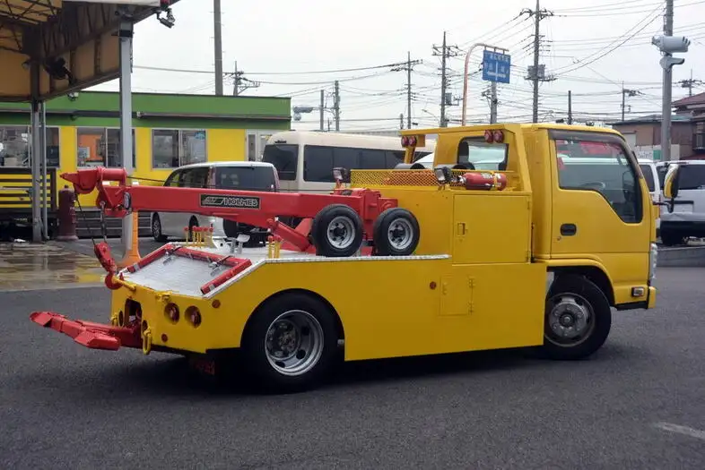 いすゞ エルフ 小型 車両重機運搬 レッカー TKG-NKR85N の中古