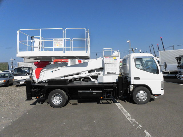三菱 キャンター 小型 高所・建柱車 高所作業車 PA-FE73DEX｜画像2