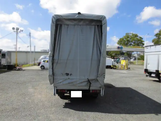 いすゞ エルフ 小型 平ボディ 幌 パワーゲートの中古トラック画像4
