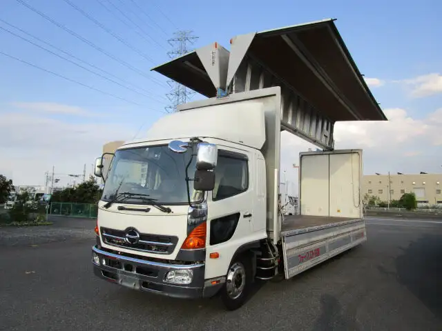 日野 レンジャー 中型/増トン ウイング パワーゲート エアサスの中古トラック画像1