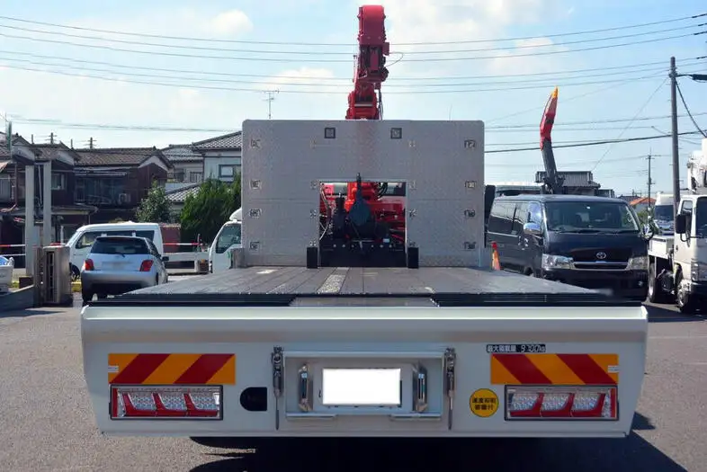 三菱 ファイター 中型/増トン 車両重機運搬 4段クレーン ラジコンの中古トラック画像5