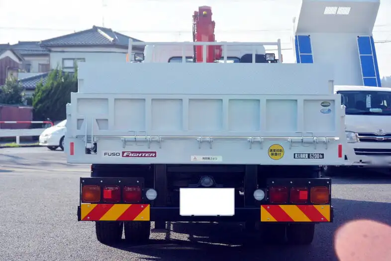 三菱 ファイター 中型/増トン 車両重機運搬 4段クレーン ラジコンの中古トラック画像5