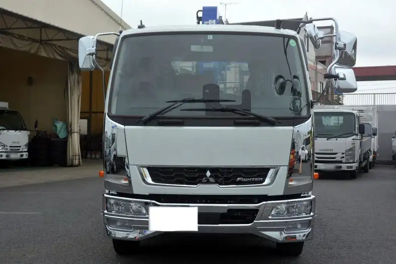 三菱 ファイター 中型/増トン 車両重機運搬 4段クレーン ラジコンの中古トラック画像3