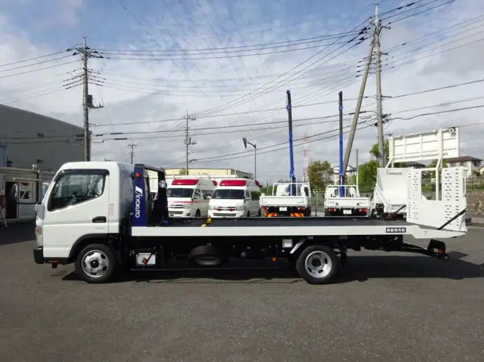 三菱 キャンター 小型 車両重機運搬 ラジコン ウインチの中古トラック画像3