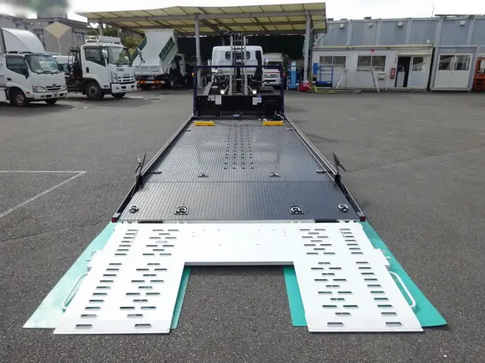 三菱 キャンター 小型 車両重機運搬 ラジコン ウインチの中古トラック画像13