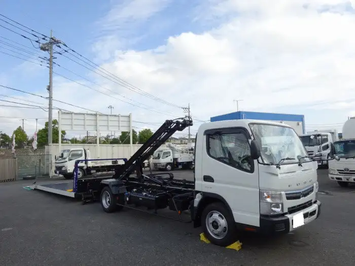 三菱 キャンター 小型 車両重機運搬 ラジコン ウインチの中古トラック画像10