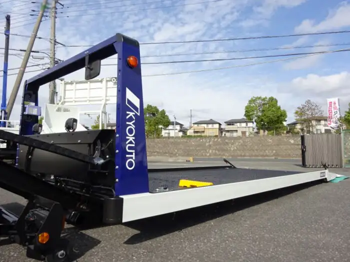 三菱 キャンター 小型 車両重機運搬 ラジコン ウインチの中古トラック画像12