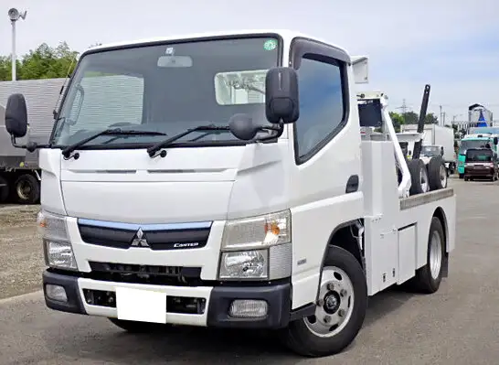 三菱 キャンター 小型 車両重機運搬 ウインチ TPG-FBA50の中古トラック画像1