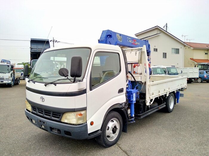 トヨタ ダイナ 小型 クレーン付 ワイドロング PB-XZU411