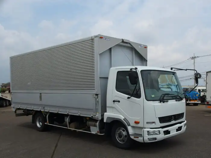 三菱 ファイター 中型/増トン ウイング 床鉄板 SKG-FK71Fの中古トラック画像2