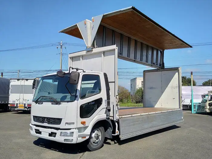 三菱 ファイター 中型/増トン ウイング 床鉄板 SKG-FK71Fの中古トラック画像7