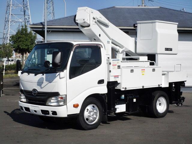 日野 デュトロ 小型 高所・建柱車 高所作業車 TKG-XZU600X｜画像1