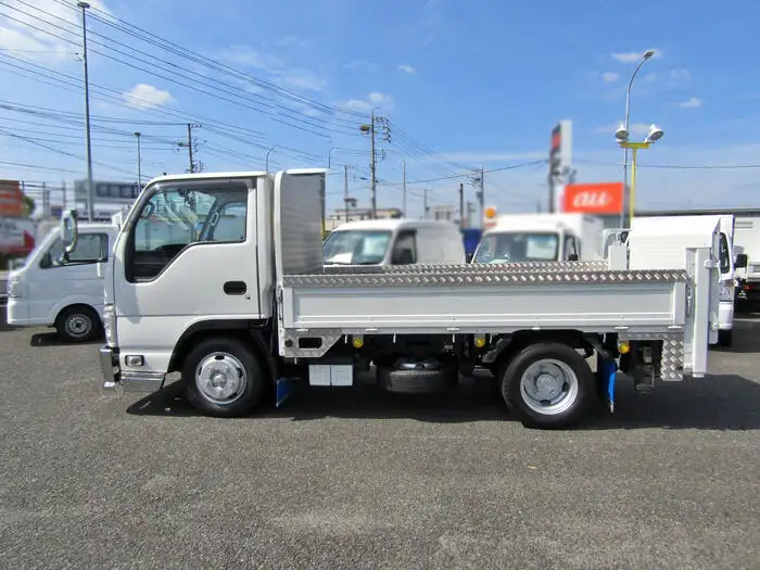 いすゞ エルフ 小型 平ボディ パワーゲート 床鉄板の中古トラック画像2