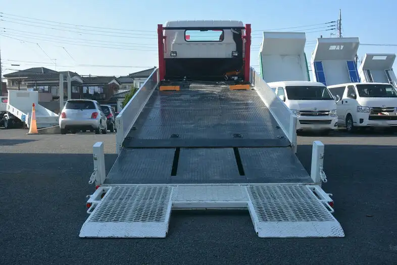 三菱 キャンター 小型 車両重機運搬 ラジコン ウインチの中古トラック画像5