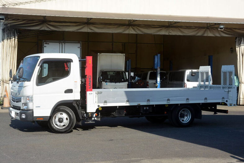 三菱 キャンター 小型 車両重機運搬 セルフローダー TPG-FEB50