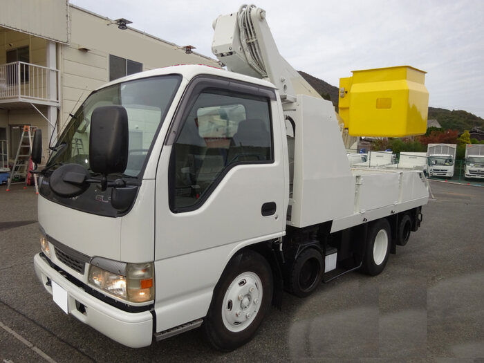 いすゞ エルフ 小型 高所・建柱車 高所作業車 KR-NKR81EP