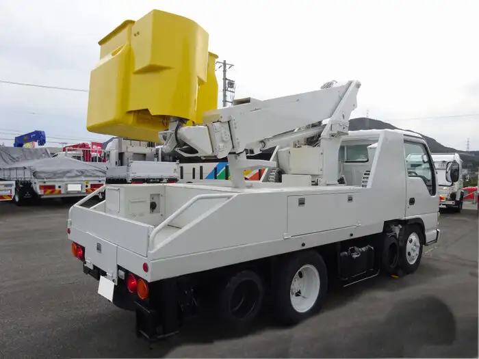 いすゞ エルフ 小型 高所・建柱車 高所作業車 電工仕様の中古トラック画像2