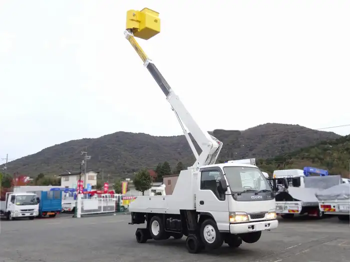 いすゞ エルフ 小型 高所・建柱車 高所作業車 電工仕様の中古トラック画像10