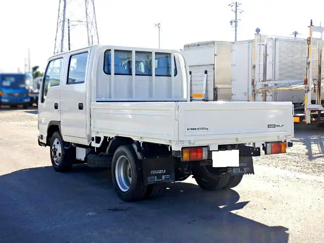 いすゞ エルフ 小型 平ボディ Wキャブ TPG-NJS85Aの中古トラック画像4