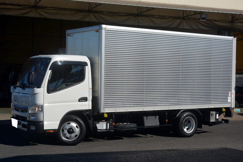 三菱 キャンター 小型 アルミバン 標準ロング 2PG-FEAV0
