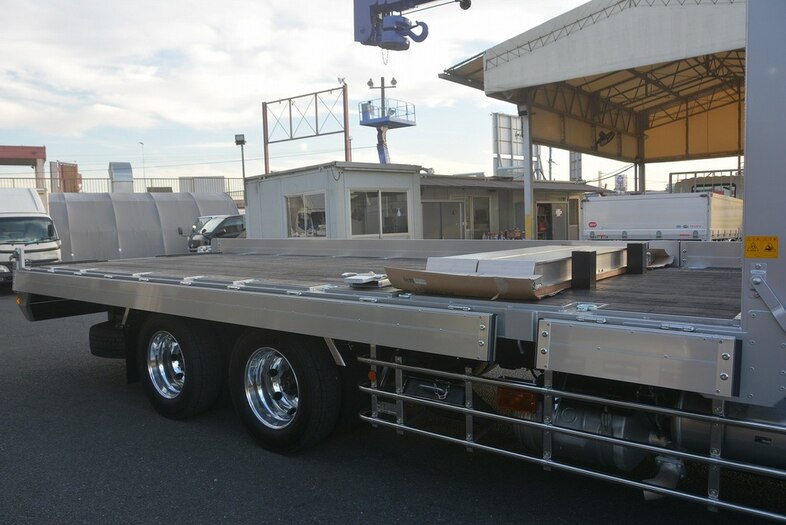 三菱 ファイター 中型 車輌重機運搬 4段クレーン ラジコン|画像6