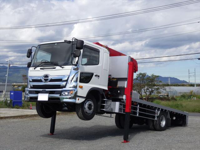 日野 レンジャー 中型/増トン 車両重機運搬 セルフローダー 2KG-FE2ABA