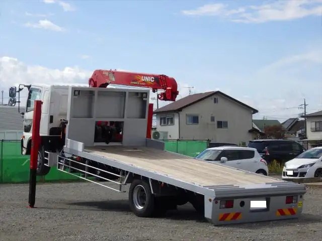 日野 レンジャー 中型/増トン 車両重機運搬 4段クレーン ラジコンの中古トラック画像6