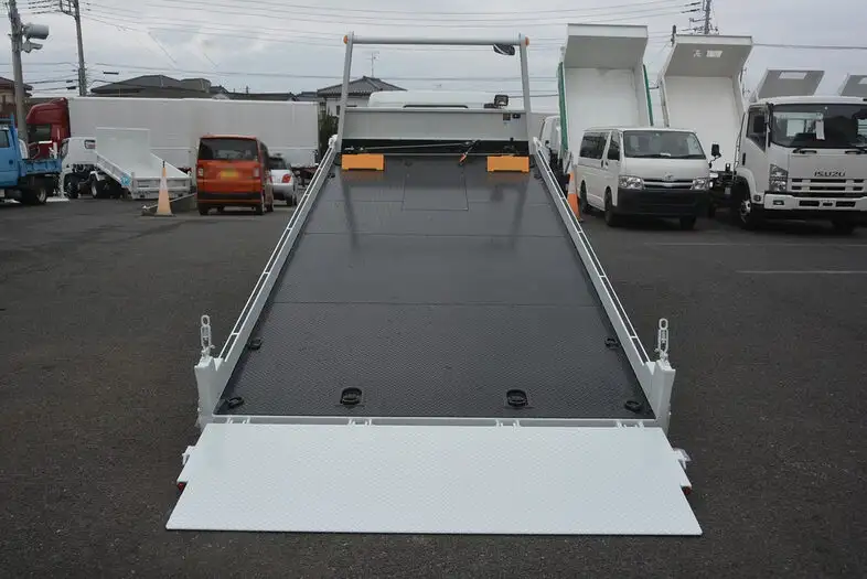 三菱 キャンター 小型 車両重機運搬 ラジコン ウインチの中古トラック画像6