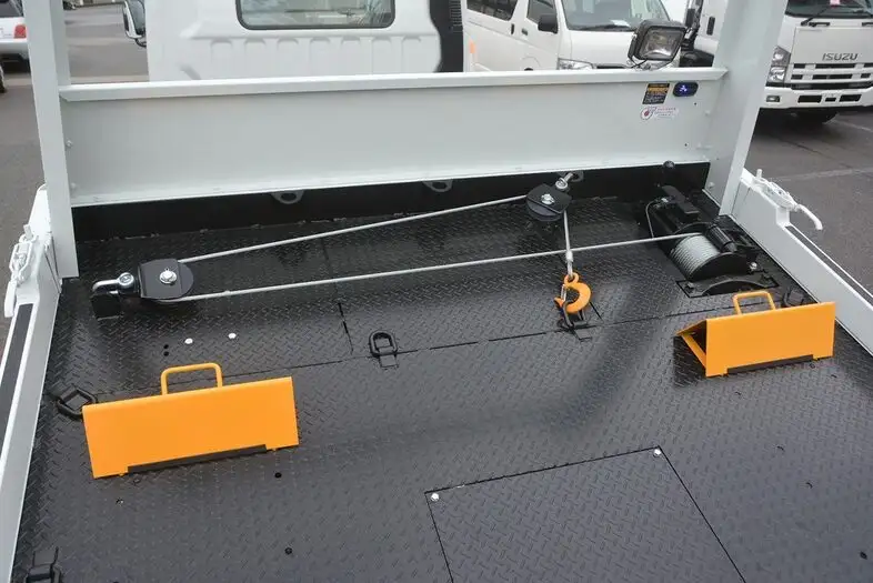 三菱 キャンター 小型 車両重機運搬 ラジコン ウインチの中古トラック画像7