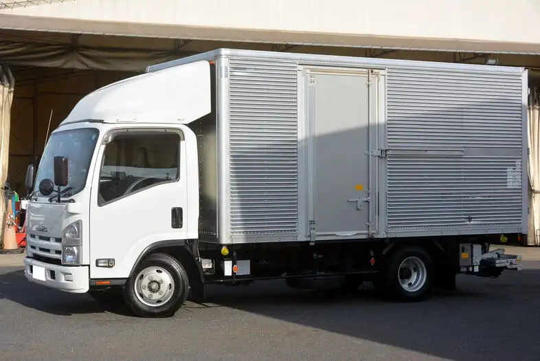 いすゞ エルフ 小型 アルミバン パワーゲート 床鉄板 の中古トラック【車両No.117806】