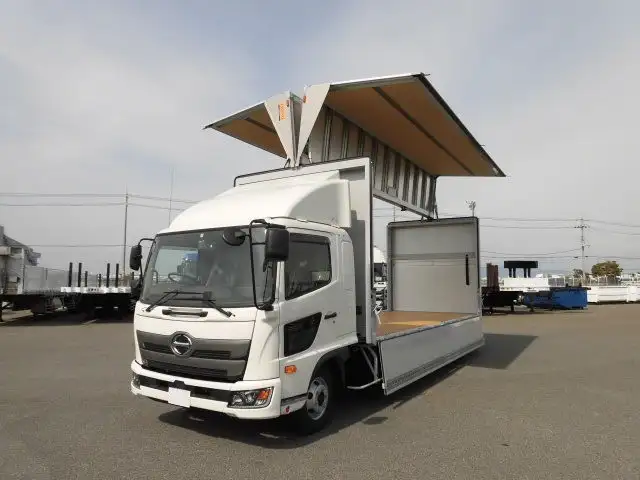 日野 レンジャー 中型/増トン ウイング パワーゲート エアサスの中古トラック画像9