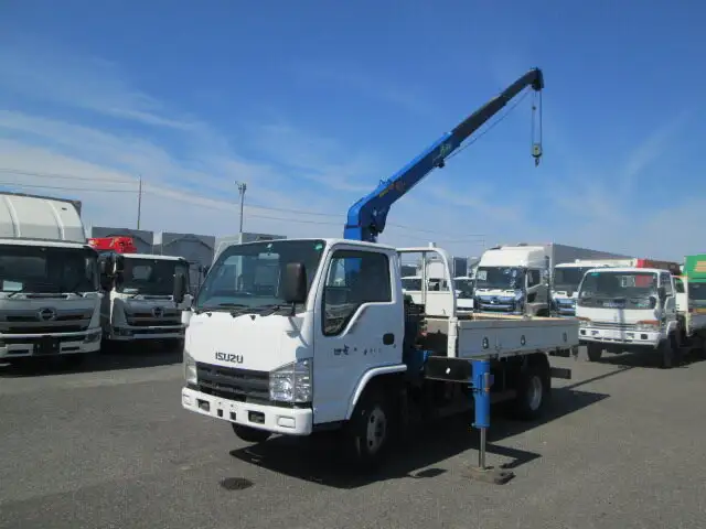 いすゞ エルフ 小型 クレーン付 3段 ラジコン の中古トラック【車両No.115979】