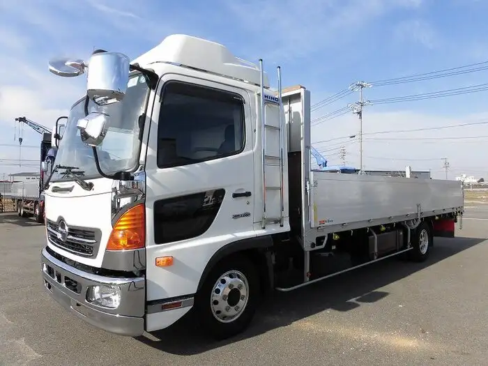 日野 レンジャー 中型/増トン 平ボディ 床鉄板 アルミブロック の中古トラック【車両No.118024】