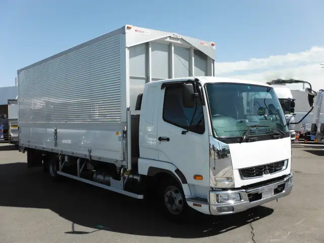三菱 ファイター 中型/増トン ウイング エアサス ベッドの中古トラック画像2