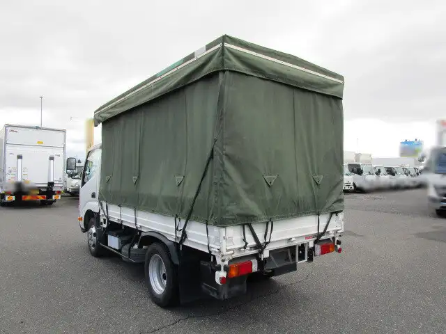 日野 デュトロ 小型 平ボディ 幌 TKG-XZC605Mの中古トラック画像3