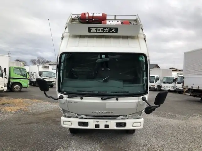 いすゞ エルフ 小型 平ボディ パワーゲート 床鉄板の中古トラック画像11