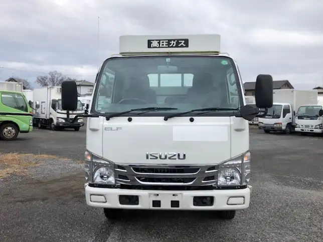 いすゞ エルフ 小型 平ボディ パワーゲート 床鉄板の中古トラック画像4