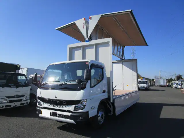 三菱 キャンター 小型 ウイング パワーゲート 2PG-FEB80 の中古トラック【車両No.118298】
