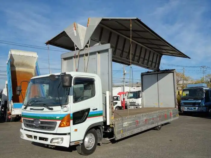 日野 レンジャー 中型/増トン ウイング 幌ウイング PB-FC7JNFAの中古トラック画像10