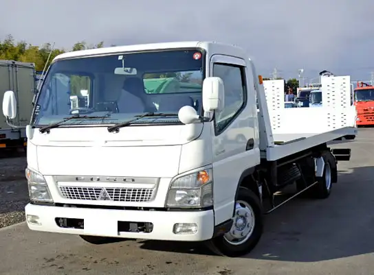 三菱 キャンター 小型 車両重機運搬 ラジコン ウインチの中古トラック画像1