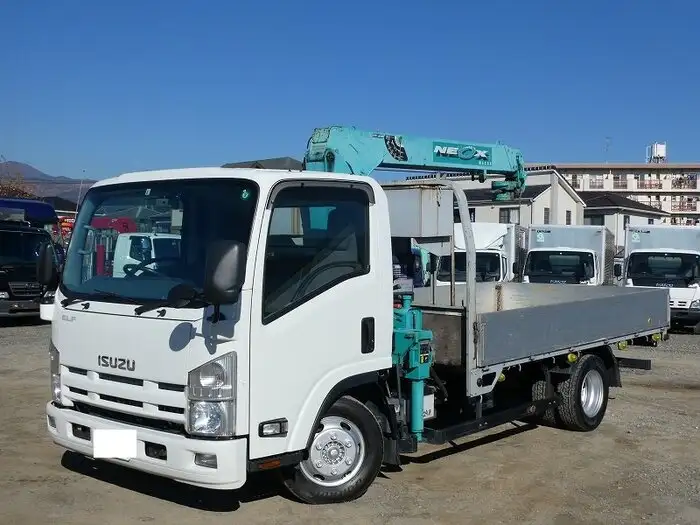いすゞ エルフ 小型 クレーン付 3段 ラジコンの中古トラック画像1