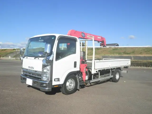 いすゞ エルフ 小型 クレーン付 5段 ラジコンの中古トラック画像1