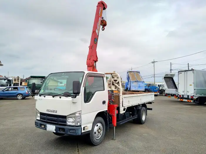 いすゞ エルフ 小型 クレーン付 標準ロング SKG-NKR85AR の中古