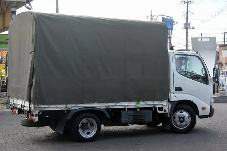 トヨタ ダイナ 小型 平ボディ 幌 TKG-XZC605の中古トラック画像2