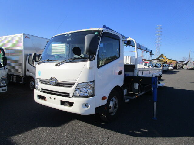 日野 デュトロ 小型 クレーン付 超ロング TKG-XZU720M