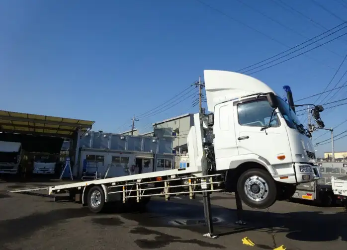 三菱 ファイター 中型/増トン 車両重機運搬 ラジコン ウインチの中古トラック画像8