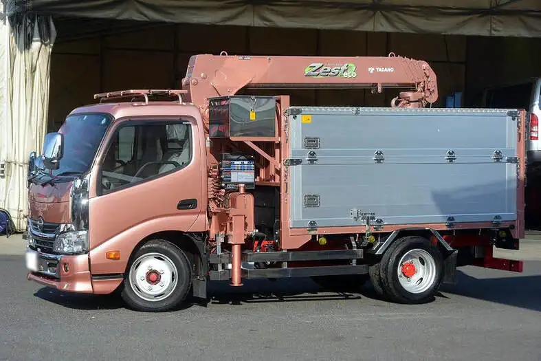 日野 デュトロ 小型 クレーン付 アルミブロック 4段 の中古トラック【車両No.119569】