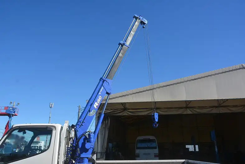 日野 デュトロ 小型 クレーン付 横置簡易クレーン 床鉄板の中古トラック画像5