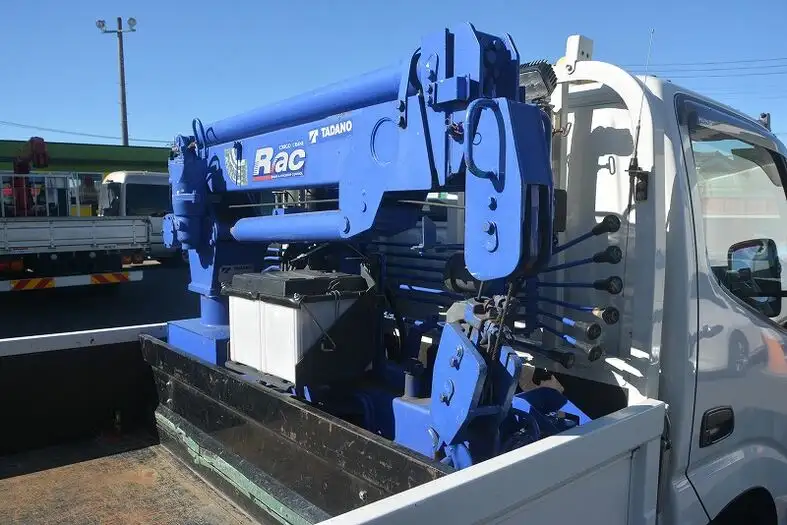 日野 デュトロ 小型 クレーン付 横置簡易クレーン 床鉄板の中古トラック画像8
